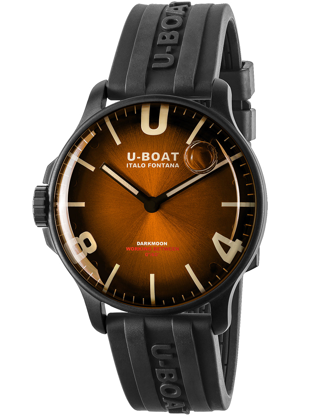 U-Boat 8699/B Darkmoon Brun IPB Soleil 44mm