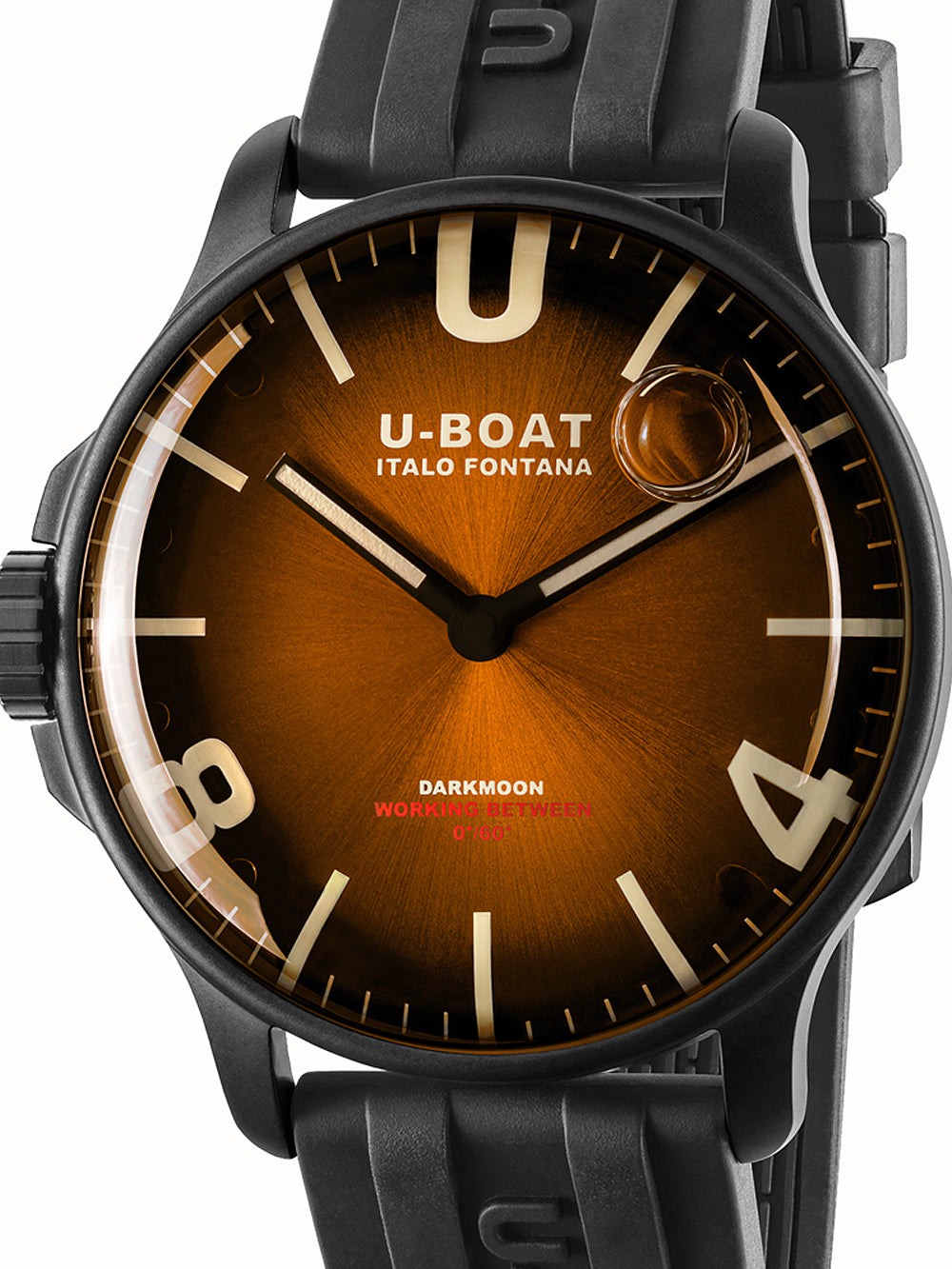 U-Boat 8699/B Darkmoon Brun IPB Soleil 44mm