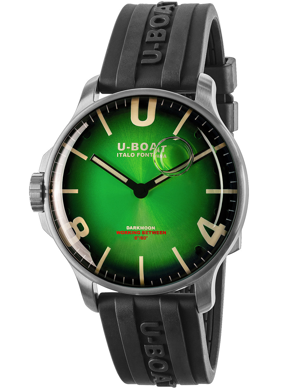 U-Boat 8702/D Darkmoon Grön SS Soleil 44mm