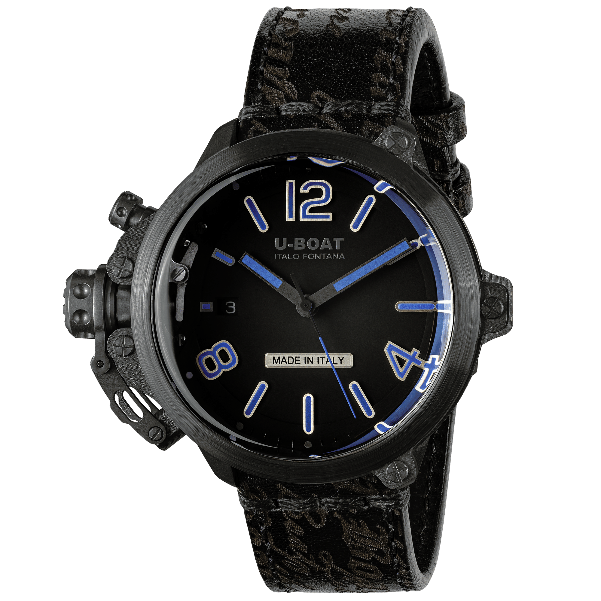 U-Boat 8808 Capsule PVD BK BL 45mm