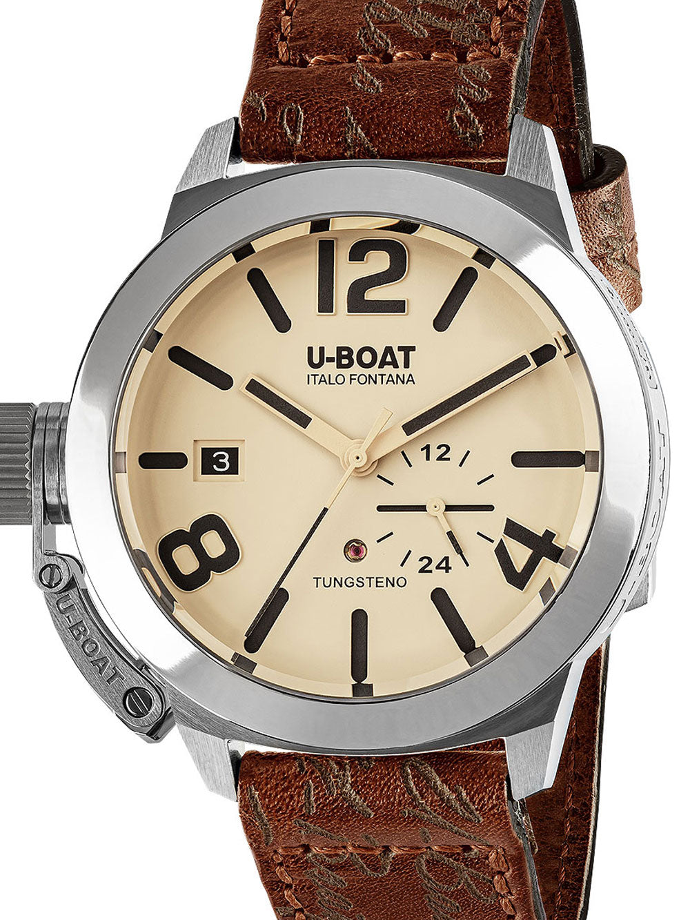 U-Boat 8892 Classico Tungsteno Beige Automatisk 42mm