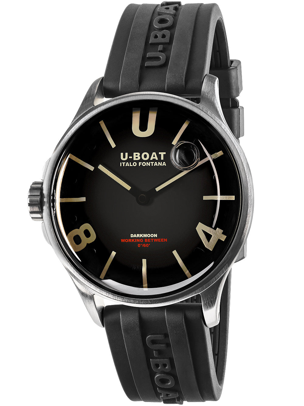 U-Boat 9018/A Darkmoon 40mm SS